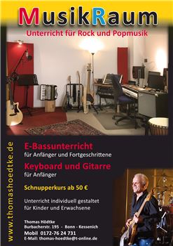 E-Bassunterricht, Thomas Hödtke, E-Bass, Bonn